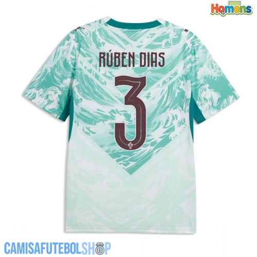 Camisa de time de futebol Portugal Ruben Dias #3 Replicas 2º Equipamento Mundo 2026 Manga Curta